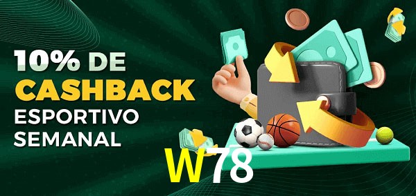 10% de bônus de cashback na W78